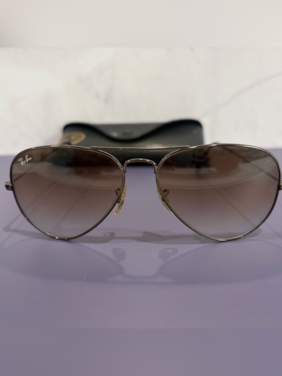 Ray-Ban Accessories - Ray-Ban Aviator Sunglasses - Gunmetal Frame with Brown Gradient Lenses